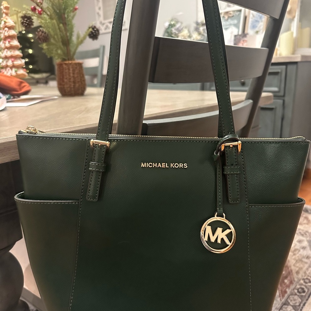 Michael Kors Forest Green Tote